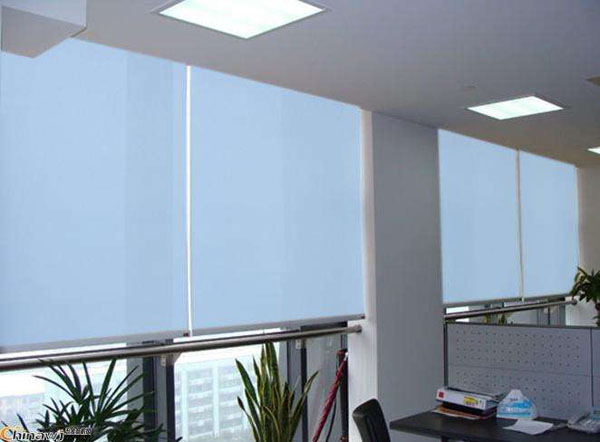福州办公窗帘卷帘安装效果图 福州办公窗帘卷帘安装效果图